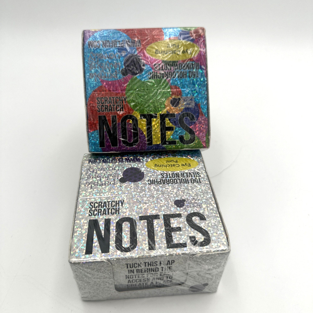 2 Scratch Art Paper Magic Rainbow And Silver Scratch Paper Sheets